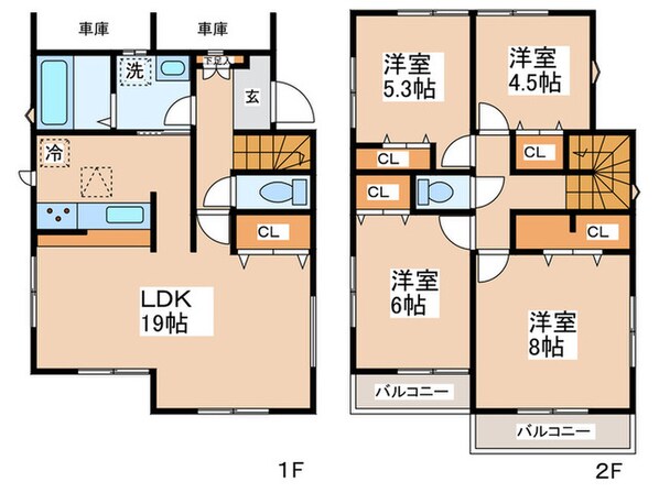 Kolet青梅畑中の物件間取画像